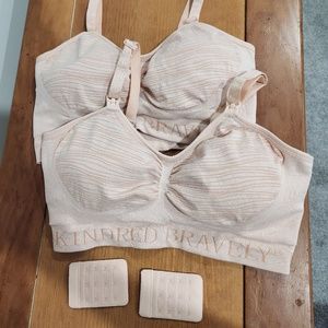 Kindred Bravely Sublime® Hands-Free Pumping & Nursing Bra, Medium, Pink Heather